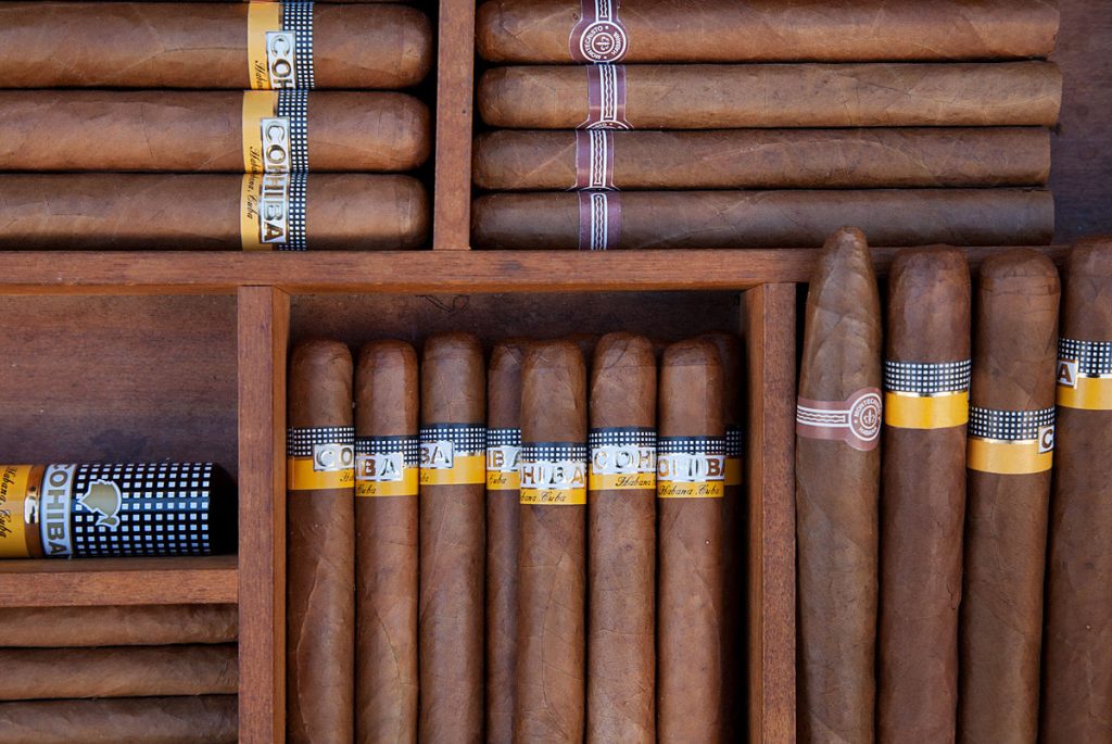 Cuban Cigars in Cigar Bar Lounge